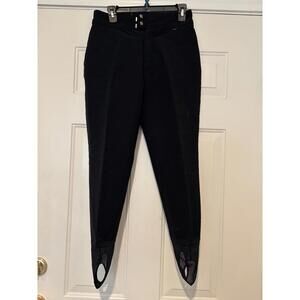 Women's Kaelin black sz 8 stirrup pants #799